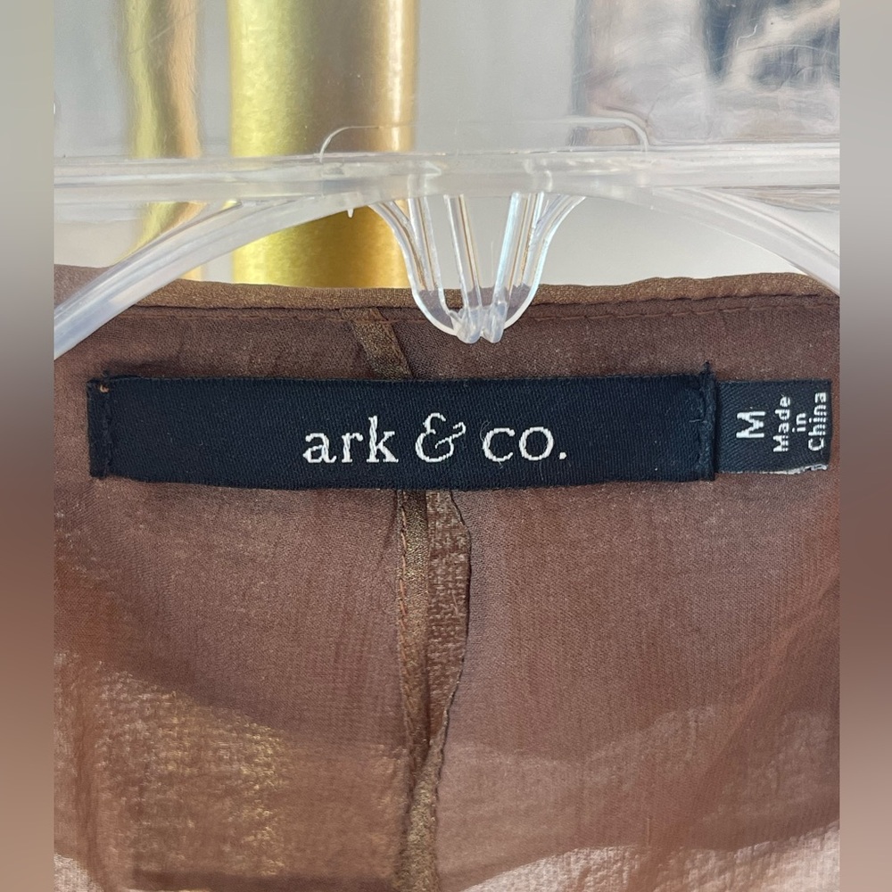 Ark & Co Gold Ruffle tank - Picture 7 of 8